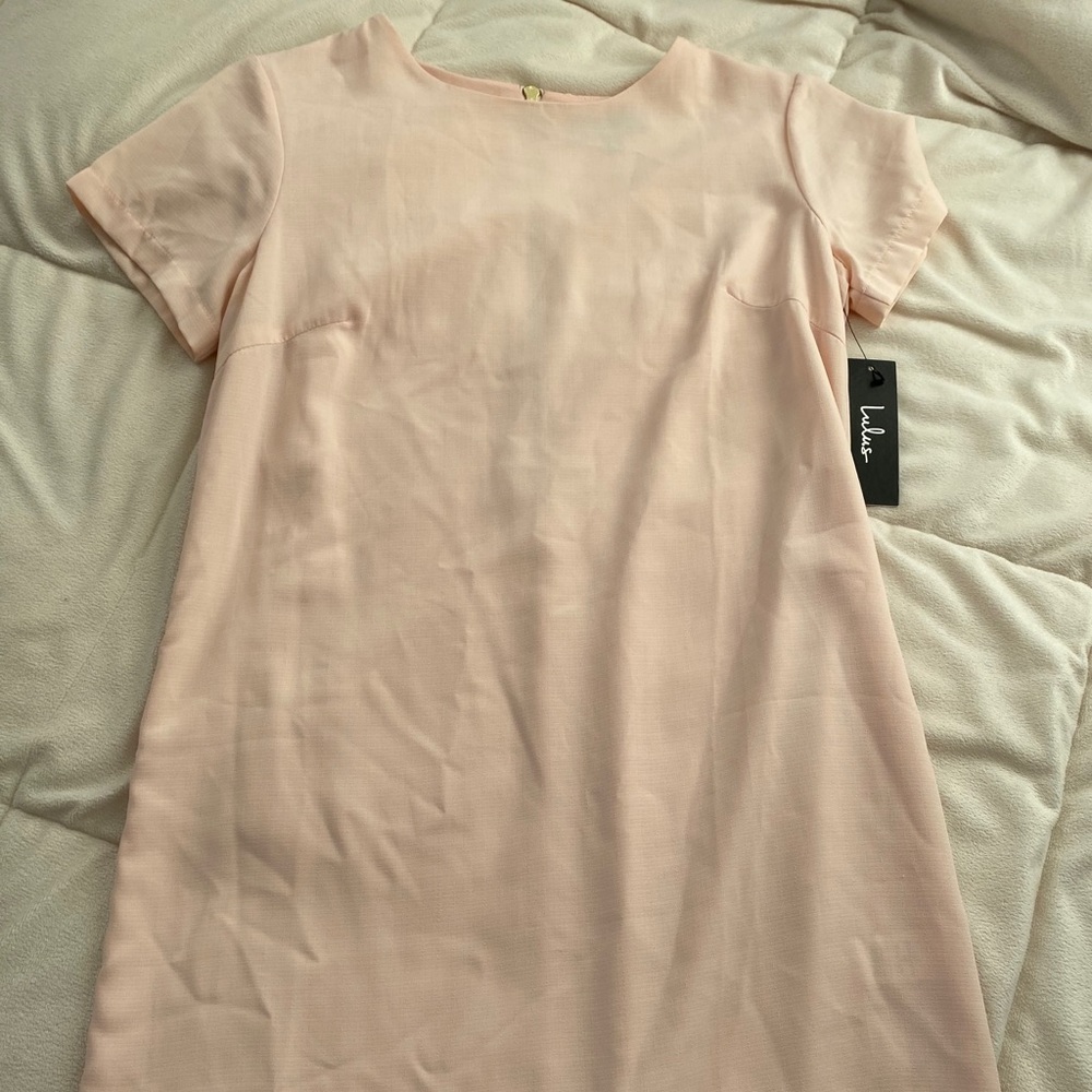NWT Lulus Blush Shift Dress Size:XS
